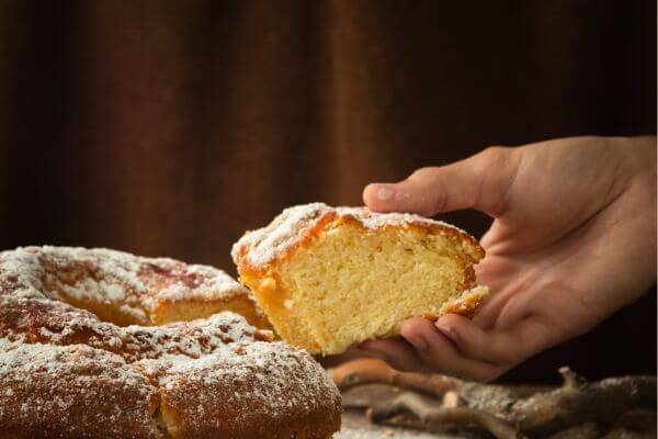 Pão de Ló com Açúcar