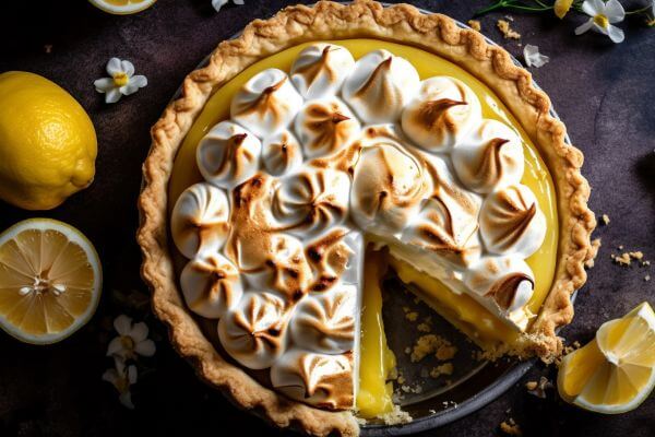 Torta de Limão com Merengue